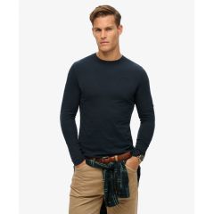 Superdry Ανδρικό T-Shirt M6010857A-98T Essential logo LS Eclipse Navy - Mακρυμάνικες στο Bodyman