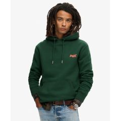Superdry Ανδρικό Φούτερ Hood M2013110A-27E Essential Logo Green - Φούτερ Κουκούλα  στο Bodyman