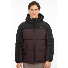 Rebase Ανδρικό Μπουφάν Puffer 242RJK-2006B Plum Black - Μπουφάν στο Bodyman