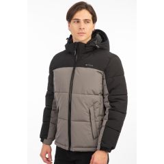 Rebase Ανδρικό Μπουφάν Puffer 242RJK-2006B Cement Black - Μπουφάν στο Bodyman