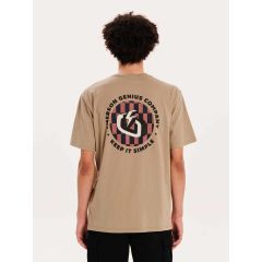 Emerson Ανδρική Βαμβακερή Μπλούζα 251.EM33.04 Smoke Beige - T-Shirt  στο Bodyman
