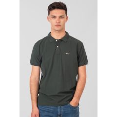 Rebase Ανδρική Μπλούζα  Polo Βαμβακερή 251RPS-3032 Forest Green - Polo μπλούζες στο Bodyman
