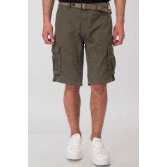 Rebase Ανδρική Βερμούδα Cargo 251RMSHO-7011 Khaki - Βερμούδες στο Bodyman