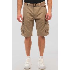 Rebase Ανδρική Βερμούδα Cargo 251RMSHO-7011 Beige - Βερμούδες στο Bodyman