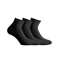 Walk Κάλτσα Ημίκοντη 3Pack V16-02-02-02 Black - Κάλτσες στο Bodyman