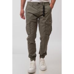 Rebase Ανδρικό Παντελόνι Cargo 251RCCP-4025 LT Olive - Παντελόνια στο Bodyman
