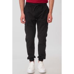 Rebase Ανδρικό Παντελόνι Cargo 251RCCP-4027 Black - Παντελόνια στο Bodyman