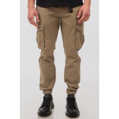 Rebase Ανδρικό Παντελόνι Cargo 251RCCP-4025 Beige - Παντελόνια στο Bodyman
