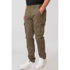 Rebase Ανδρικό Παντελόνι Cargo 251RCCP-4026 Khaki - Παντελόνια στο Bodyman
