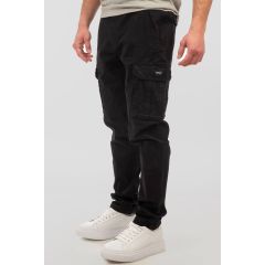 Rebase Ανδρικό Παντελόνι Cargo 251RCCP-4026 Black - Παντελόνια στο Bodyman