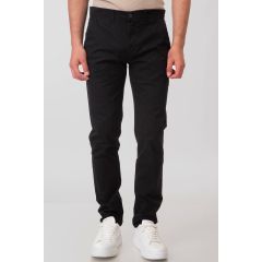Rebase Ανδρικό Παντελόνι Chino 251RCP-4028 Black - Παντελόνια στο Bodyman