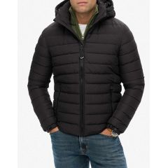 Superdry Ανδρικό Μπουφάν Puffer Fuji M5012290A-02A Black - Μπουφάν στο Bodyman