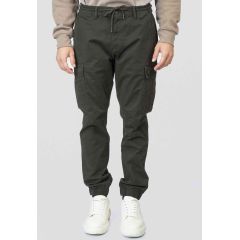 Rebase Ανδρικό Παντελόνι Cargo 252RCCP-4051 Forest Green - Παντελόνια στο Bodyman