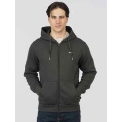 Rebase Ανδρική Ζακέτα Φούτερ 252RTOP-1059 Forest Green - Ζακέτες στο Bodyman
