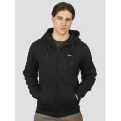 Rebase Ανδρική Ζακέτα Φούτερ 252RTOP-1059 Black - Ζακέτες στο Bodyman