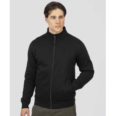 Rebase Ανδρική Ζακέτα Φούτερ 252RTOP-1061 Black - Ζακέτες στο Bodyman