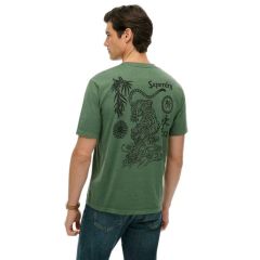 Superdry Ανδρική Μπλούζα Loose Fit M1012248A-30E Tokyo Narrative Ice Green - T-Shirt  στο Bodyman