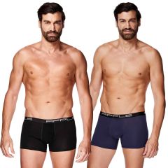 Apple Ανδρικά Μπόξερ 2Pack 0112969 Black Navy - Boxer στο Bodyman