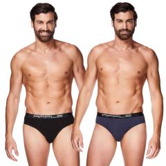 Apple Ανδρικό Σλιπ 2Pack 0212969 Μαύρο Μπλε - Slip στο Bodyman