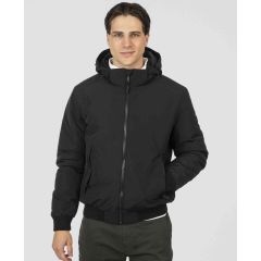 Rebase Ανδρικό Μπουφάν 252RJK-2049 Black - ΝΕΕΣ ΠΑΡΑΛΑΒΕΣ στο Bodyman
