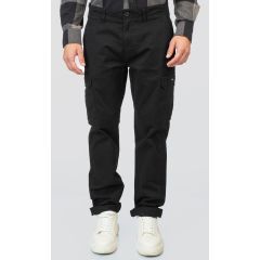 Rebase Ανδρικό Παντελόνι Cargo 252RCCP-4049 Black - Παντελόνια στο Bodyman