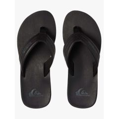 Quiksilver σαγιονάρες AQYL100623-SBKM Carver Nubuck Black - ΣΑΓΙΟΝΑΡΕΣ στο Bodyman