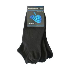 Apple Κάλτσα Κοντή 3Pack 0640108 Black - Κάλτσες στο Bodyman