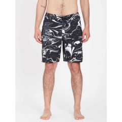 Volcom Boardshort A0812312-BLK Marble Mod 19'' Black - Βερμούδες Μαγιό στο Bodyman