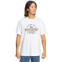 Quiksilver Ανδρική Μπλούζα Βαμβακερή EQYZT07675-WBB0 Floating Around White - T-Shirt  στο Bodyman