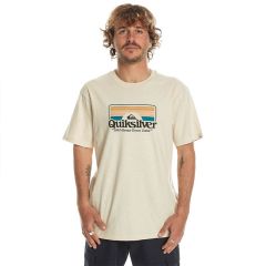 Quiksilver Ανδρική Μπλούζα Βαμβακερή EQYZT07678-WDW0 Step Inside Beige - T-Shirt  στο Bodyman