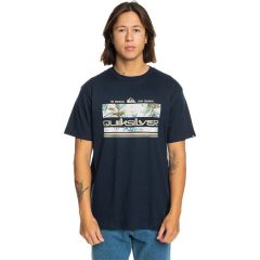 Quiksilver Ανδρική Μπλούζα Βαμβακερή EQYZT07679-BYJ0 Tropical Rainbow Navy - T-Shirt  στο Bodyman