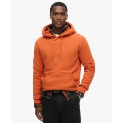 Superdry Hood M2013110A-9RF Essential Logo Brown - Φούτερ Κουκούλα  στο Bodyman