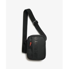 Superdry Τσαντάκι Ώμου Y9110268A-0XM Tarp Cross Body Bag Black - Τσάντες Ωμου - Μέσης στο Bodyman
