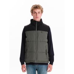 Emerson Ανδρικό Μπουφάν Αμάνικο 242.EM10.78 Olive Black - Μπουφάν στο Bodyman