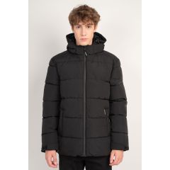 Rebase Jacket 232.RJK.186 Puffer Black - Μπουφάν στο Bodyman