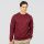Rebase Ανδρικό Φούτερ Crew Neck 252RTOP-1051 Wine - Φούτερ χωρίς κουκούλα  στο Bodyman