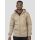 Rebase Ανδρική Ζακέτα Φούτερ 252RTOP-1059 DK Beige - Ζακέτες στο Bodyman