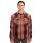 Rebase Ανδρικό Overshirt Sherpa 242RGS-5010 Red Greige - Μακρυμάνικα Πουκάμισα  στο Bodyman
