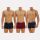 Apple Boxer 3 τεμάχια 0113965 Black Bordeaux Navy - Boxer στο Bodyman