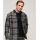Superdry πουκάμισο M4010720A-9YY Wool Miller Overshirt Dark Grey - Μακρυμάνικα Πουκάμισα  στο Bodyman