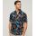 Superdry Ανδρικό Πουκάμισο Modal M4010353A-2BU Hawaiian Relaxed Fit Navy - Κοντομάνικα πουκάμισα στο Bodyman