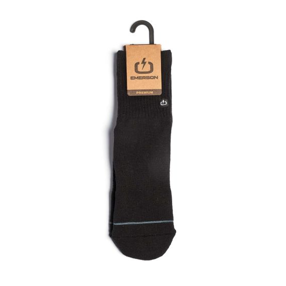 Emerson Socks 2Pack 241.EU08.43 Black Basic Mid Crew - Κάλτσες στο Bodyman