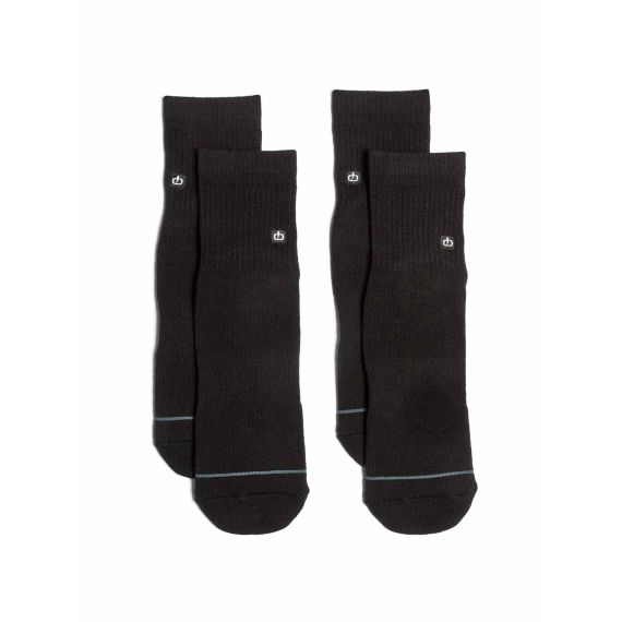 Emerson Socks 2Pack 241.EU08.43 Black Basic Mid Crew - Κάλτσες στο Bodyman