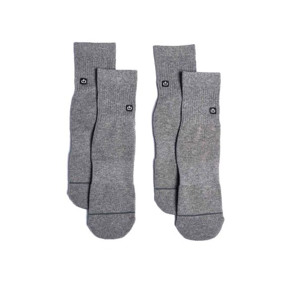 Emerson Socks 2Pack 241.EU08.43 Grey ML Basic Mid Crew - Κάλτσες στο Bodyman