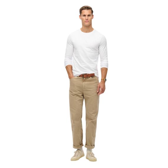 Superdry Ανδρικό T-Shirt M6010857A-01C Essential logo LS Optic - Mακρυμάνικες στο Bodyman