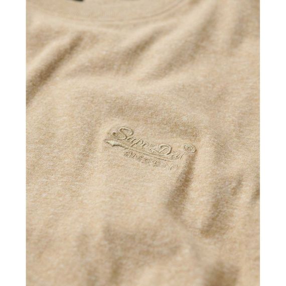 Superdry Ανδρικό T-Shirt M6010857A-9XE Essential logo LS Tan Brown - Mακρυμάνικες στο Bodyman