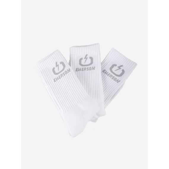 Emerson Socks 3Pack 232.EU08.03 White - Κάλτσες στο Bodyman