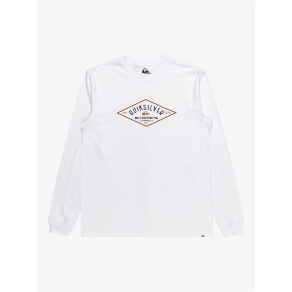 Quiksilver Ανδρικό Μακρυμάνικο T-Shirt EQYZT07985-WBB0 White - Mακρυμάνικες στο Bodyman