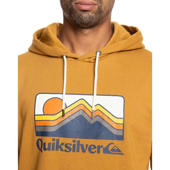 Quiksilver Ανδρικό Φούτερ EQYSF03153-CMT0 Mustard - Φούτερ Κουκούλα  στο Bodyman