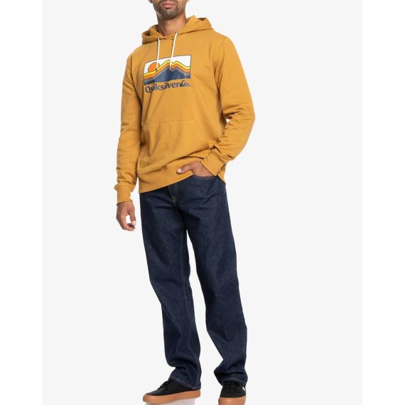 Quiksilver Ανδρικό Φούτερ EQYSF03153-CMT0 Mustard - Φούτερ Κουκούλα  στο Bodyman